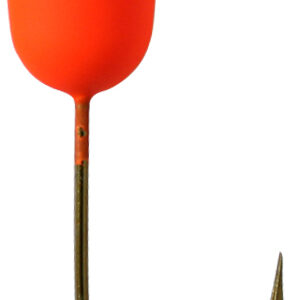 Floating Jigs (No Collar)-Orange-Size 1/0