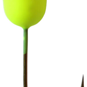 Floating Jigs (No Collar)-Chartreuse-Size 1/0