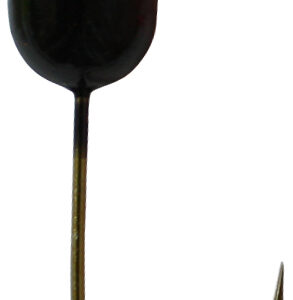 Floating Jigs (No Collar)-Black-Size 1/0