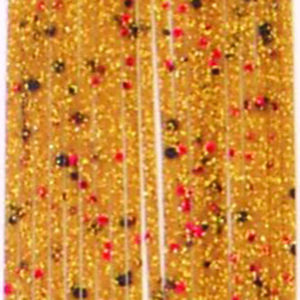 Untied Skirts-Pumpkin with Red & Black Metal Flake