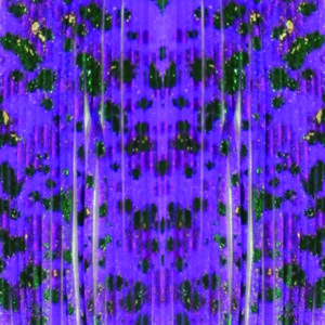 Untied Skirts-Purple with Green Chrome Spots