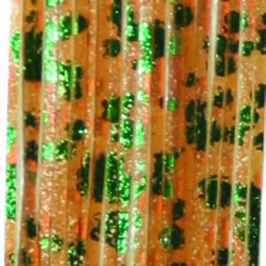 Untied Skirts-Pumpkin with Green Chrome Spots