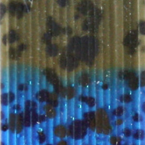 Untied Skirts-Smoke & Blue Stripe with Black Spots