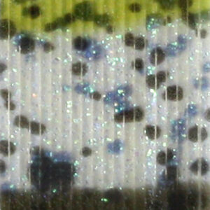 Untied Skirts-Glimmer, Chartreuse & Green Stripes with Black Spots