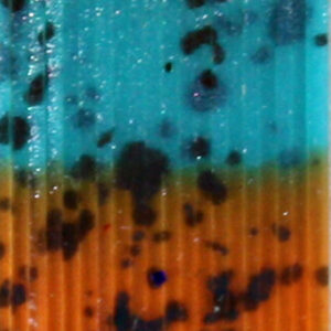 Untied Skirts-Aqua, Orange & Green with Black Spots