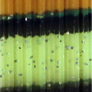 Untied Skirts-Amber, Chartreuse & Green Stripe with Metal Flake