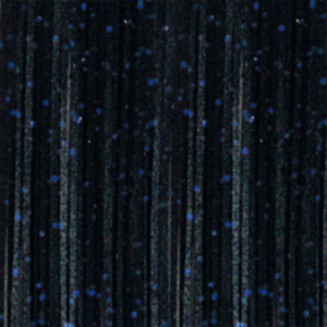 Untied Skirts-Black with Blue Metal Flake
