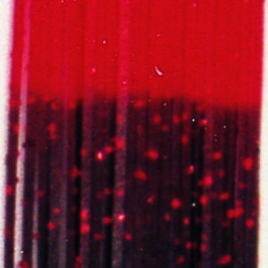 Untied Skirts-Black with Red Metal Flake / Red Tip with Red Metal Flake