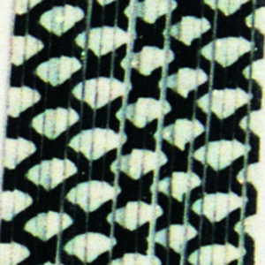 Untied Skirts-White with Black Scale