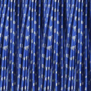 Barred Bulk Rubber - Blue with Silver