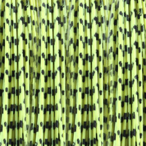 Barred Bulk Rubber - Chartreuse with Black