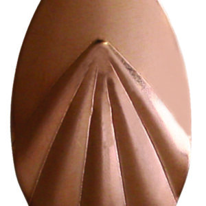 Indiana Fluted Blade-Polished Copper-Size 8