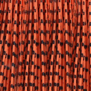 Barred Bulk Rubber - Orange with Black