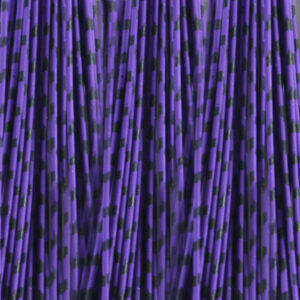 Barred Bulk Rubber - Purple with Black