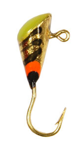 Shad Dart-Size 12-Gold with Yellow Super Glow