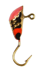 Shad Dart-Size 10-Gold with Pink Super Glow