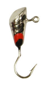 Shad Dart-Size 12-Silver with White Super Glow