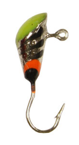 Shad Dart-Size 10-Silver with Yellow Super Glow
