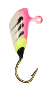 Shad Dart-Size 10-White Glow and Pink