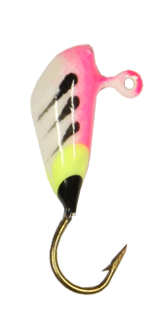 Shad Dart-Size 10-White Glow and Pink