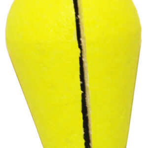 Slit Teardrop Floats - Fluorescent Yellow 3/4"