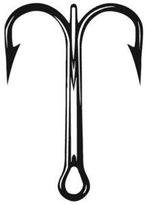 VMC 9626PS Perma Steel O'Shaughnessy Treble Hooks 4X - Size 4 - Short - Foto 5