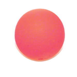 Micro Ball Floats- Fluorescent Red Size 1"