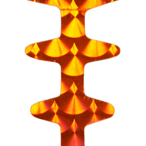 Ladder Back Stickers-Style 17-Orange Scale