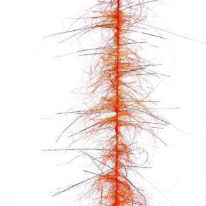 Dubbing Brushes Salmo Supreme W/Out Legs Fiery Orange