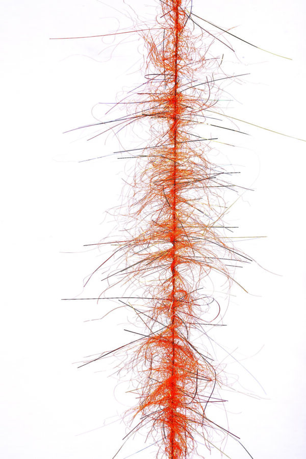 Dubbing Brushes Salmo Supreme W/Out Legs Fiery Orange