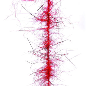 Dubbing Brushes Salmo Supreme W/Out Legs Fiery Red