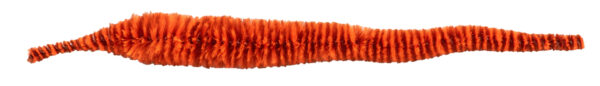 Dragon Tails -Variegated Mini - Brown/Fluorescent Orange