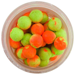 Gulp Alive Floating Salmon Eggs - Orange Comet - 2 oz jar