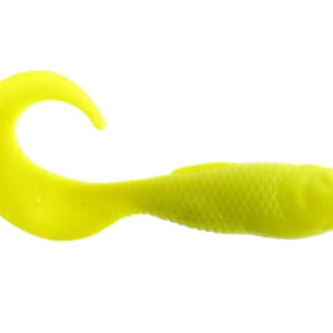 Gulp Jigging Grub - Chartreuse - Size 3"