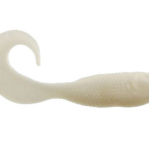 Gulp Jigging Grub - Pearl White - Size 3"