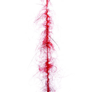Dubbing Brushes Mohair Plus W/Out Legs Red