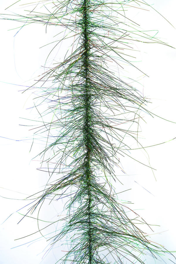 Dubbing Brushes Angel Hair 6" Peacock