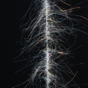 Dubbing Brushes Angel Hair 6" Pearl Gold