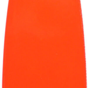 Steel Trolling Thin Spoon-Orange-Size T3