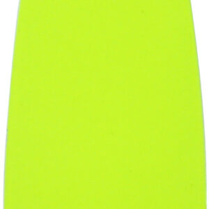 Steel Trolling Thin Spoon-Chartreuse-Size T3