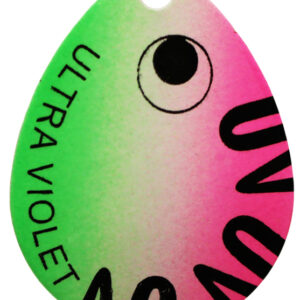 UV Splash Spinner Blade - Pink and Green - Size 3