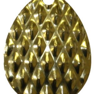 Colorado Spinner Blade-Size 3-Pro Diamond-Polished Brass Lacquered