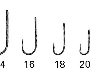 Daiichi 1110 Wide Gape Dry Fly Hook, Straight Eye - Size 14