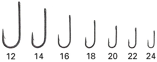 Daiichi 1110 Wide Gape Dry Fly Hook, Straight Eye - Size 24