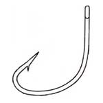 Eagel Claw Hook-8-L143G Gold Kahle Horizontal Hook