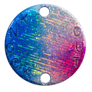 Knockout Blades Size Large- Rainbow - Iridescent Foilistic