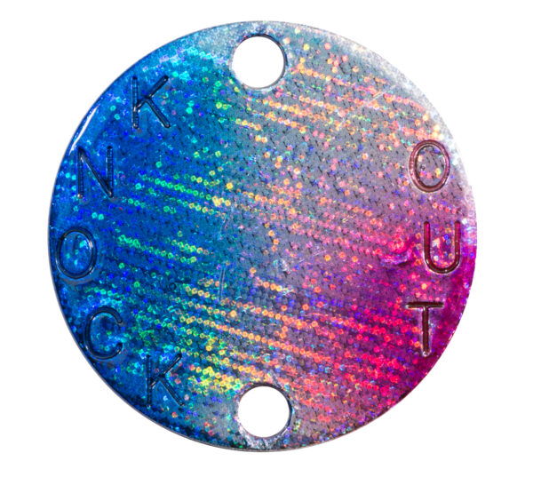 Knock Out Blades Size Small- Rainbow - Iridescent Foilistic