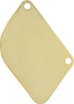 Pro Series Trolling Rudder-Brass Lacquered-Small