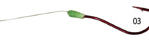 Owner Walleye Plus Snell - 10# Test - Size 2 Hook