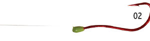 Owner Walleye Plus Snell - 8# Test - Size 4 Hook
